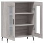 Credenza Grigio Sonoma 69,5x34x90 cm in Legno Multistrato