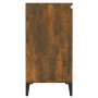 Credenza Rovere Fumo 60x35x70 cm in Legno Multistrato