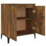 Credenza Rovere Fumo 60x35x70 cm in Legno Multistrato