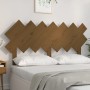 Testiera per Letto Miele 141x3x80,5 cm Legno Massello di Pino