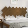 Testiera per Letto Miele 141x3x80,5 cm Legno Massello di Pino