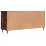 Mobile Porta TV Rovere Fumo 103,5x30x50 cm in Legno Multistrato