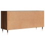 Mobile Porta TV Rovere Marrone 103,5x30x50 cm Legno Multistrato