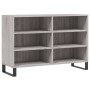 Credenza Grigio Sonoma 103,5x35x70 cm in Legno Ingegnerizzato