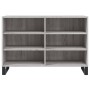 Credenza Grigio Sonoma 103,5x35x70 cm in Legno Ingegnerizzato