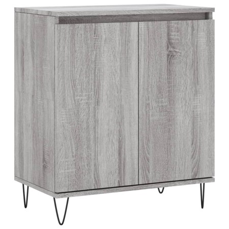 Credenza Grigio Sonoma 60x35x70 cm in Legno Multistrato