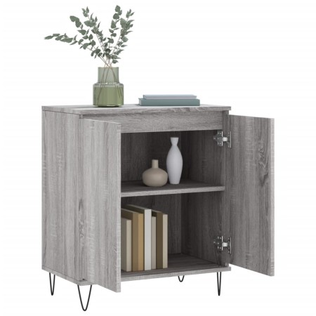 Credenza Grigio Sonoma 60x35x70 cm in Legno Multistrato