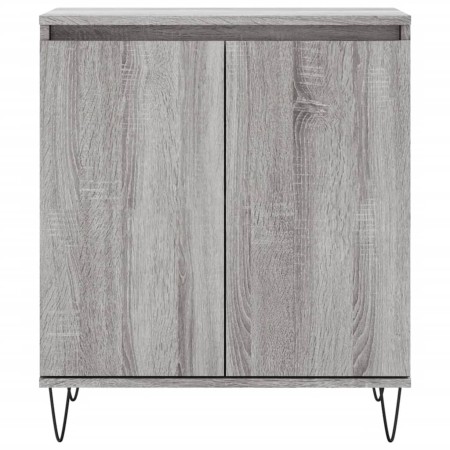 Credenza Grigio Sonoma 60x35x70 cm in Legno Multistrato