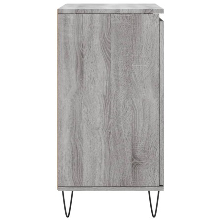 Credenza Grigio Sonoma 60x35x70 cm in Legno Multistrato