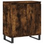 Credenza Rovere Fumo 60x35x70 cm in Legno Multistrato