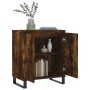 Credenza Rovere Fumo 60x35x70 cm in Legno Multistrato