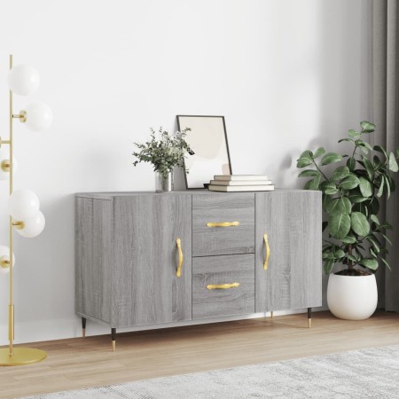 Credenza Grigio Sonoma 100x36x60 cm in Legno Multistrato