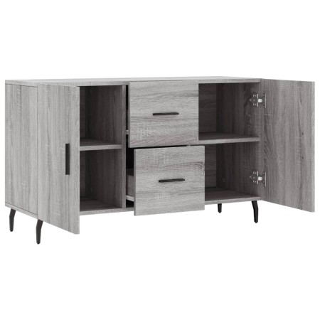 Credenza Grigio Sonoma 100x36x60 cm in Legno Multistrato