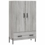 Credenza Grigio Sonoma 69,5x31x115 cm in Legno Multistrato