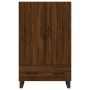 Credenza Rovere Marrone 69,5x31x115 cm in Legno Multistrato