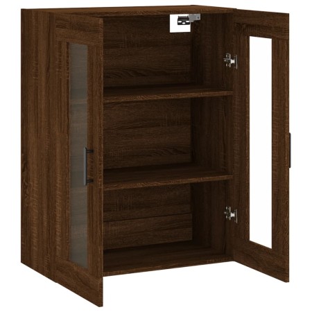 Mobile a Parete Rovere Marrone 69,5x34x90 cm