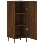 Credenza Rovere Marrone 34,5x34x90 cm in Legno Multistrato