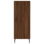 Credenza Rovere Marrone 34,5x34x90 cm in Legno Multistrato