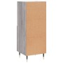 Credenza Grigio Sonoma 34,5x34x90 cm in Legno Multistrato