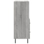 Credenza Grigio Sonoma 34,5x34x90 cm in Legno Multistrato