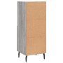 Credenza Grigio Sonoma 34,5x34x90 cm in Legno Multistrato