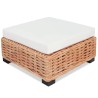 Set Divano 14 pz in Rattan Naturale