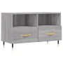 Mobile Porta TV Grigio Sonoma 80x36x50 cm in Legno Multistrato