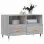 Mobile Porta TV Grigio Sonoma 80x36x50 cm in Legno Multistrato