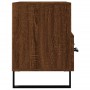 Mobile Porta TV Rovere Marrone 80x36x50 cm in Legno Multistrato