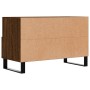 Mobile Porta TV Rovere Marrone 80x36x50 cm in Legno Multistrato