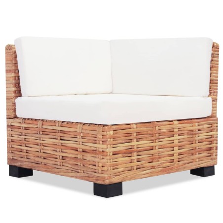 Set Divano 18 pz in Rattan Naturale