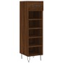 Scarpiera Rovere Marrone 30x35x105 cm in Legno Multistrato