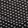 Copriletto in Cotone a Quadri 160x210 cm Nero