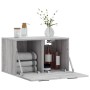 Mobile a Parete Grigio Sonoma 60x36,5x35cm in Legno Multistrato