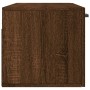 Mobile a Parete Rovere Marrone 100x36,5x35 cm Legno Multistrato