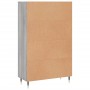 Credenza Grigio Sonoma 69,5x31x115 cm in Legno Multistrato