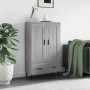 Credenza Grigio Sonoma 69,5x31x115 cm in Legno Multistrato