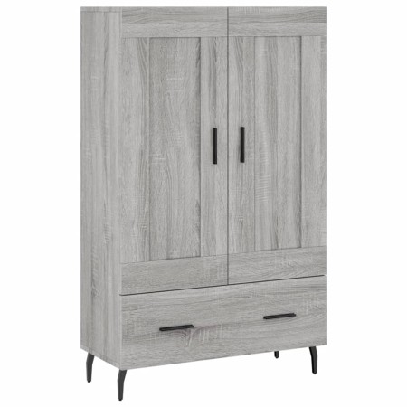 Credenza Grigio Sonoma 69,5x31x115 cm in Legno Multistrato