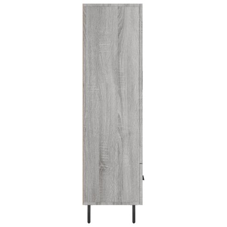 Credenza Grigio Sonoma 69,5x31x115 cm in Legno Multistrato