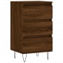 Credenza Rovere Marrone 40x35x70 cm in Legno Multistrato