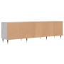 Mobile Porta TV Grigio Sonoma 150x30x44,5 cm Legno Multistrato