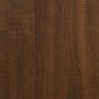 Mobile Porta Dischi Rovere Marrone 74,5x38x48 Legno Multistrato