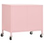 Armadietto Rosa 60x35x56 cm in Acciaio