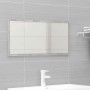 Set Mobili da Bagno 2 pz Grigio Cemento in Legno Multistrato