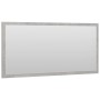Set Mobili da Bagno 2 pz Grigio Cemento in Legno Multistrato