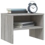 Comodini Grigio Sonoma 2 pz 40x30x30 cm in Legno Multistrato