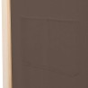 Divisorio a 5 Pannelli Marrone 200x170x4 cm in Tessuto