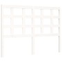 Giroletto con Testiera Bianco Double in Legno Massello
