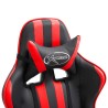 Sedia da Gaming Rossa in Similpelle