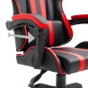 Sedia da Gaming Rossa in Similpelle